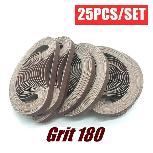 25 قطعة 10*330 مللي متر/15*452 مللي متر/13*457 مللي متر أحزمة صنفرة P40-P1000 شريط شاشة كاشط لتلميع الخشب الناعم المعدني (800,10X330 مللي متر) in Kuwait
