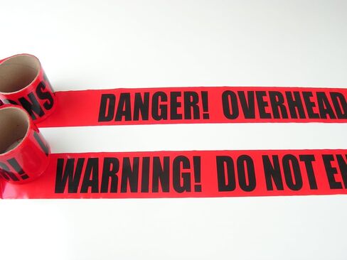 Caution Tape with Your Message; 3" Wide, Barricade Tape, Made in The USA in Kuwait