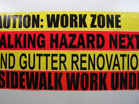 Caution Tape with Your Message; 3" Wide, Barricade Tape, Made in The USA in Kuwait