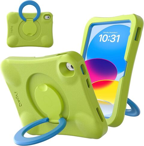 حافظات Pepkoo لجهاز iPad (A16) مقاس 11 بوصة 2025 وحافظة iPads الجيل العاشر مقاس 10.9 بوصة 2022، حماية كاملة للشاشة والجسم، حافظة مقاومة للصدمات للغاية وشديدة التحمل وغير قابلة للانزلاق لجهاز iPad in Kuwait