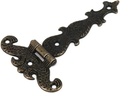 113 * 69mm Antique Hinge 2Pcs(Black-2pcs) in Kuwait