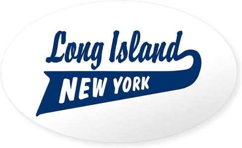 ملصق بيضاوي من CafePress Long Island Girl ملصق ممتص للصدمات للسيارة in Kuwait