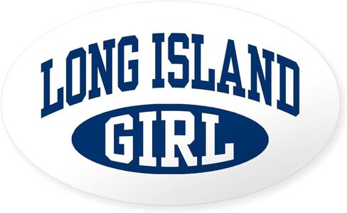 ملصق بيضاوي من CafePress Long Island Girl ملصق ممتص للصدمات للسيارة in Kuwait