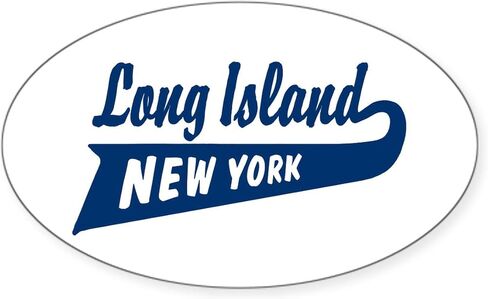 ملصق بيضاوي من CafePress Long Island Girl ملصق ممتص للصدمات للسيارة in Kuwait