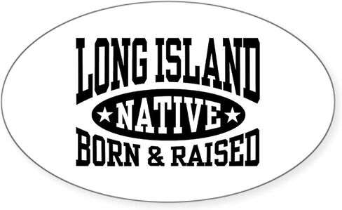 ملصق بيضاوي من CafePress Long Island Girl ملصق ممتص للصدمات للسيارة in Kuwait