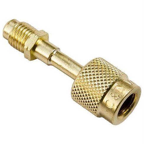 CD2046-LH 1/4" Hose Adapter for R454B / R-32 Tanks - Female LH to Male RH in Saudi Arabia