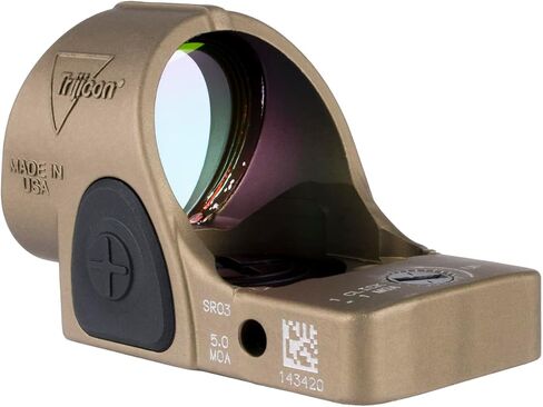 OPMOD Trijicon SRO Sight قابل للتعديل LED 5.0 ​​MOA Red Dot، Coyote Brown، 2500022 in Kuwait