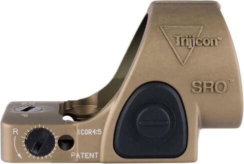 OPMOD Trijicon SRO Sight قابل للتعديل LED 5.0 ​​MOA Red Dot، Coyote Brown، 2500022 in Kuwait