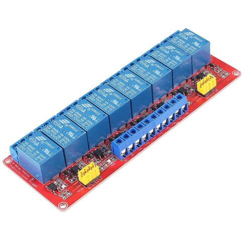 2PCS 12V Relay Module With Optocoupler Isolation - High and Low Level Trigger - Red Board (8 Channel) in Kuwait
