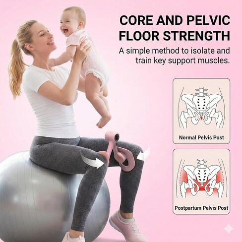 Thigh Master Pelvic Floor Trainer – Inner Thigh Exerciser for Women & Men | Thigh Trainer, Pelvic Floor Strengthening Device, Hip Abductor, Leg Workout Equipment for Home, Fortis Control Trainer. in Saudi Arabia