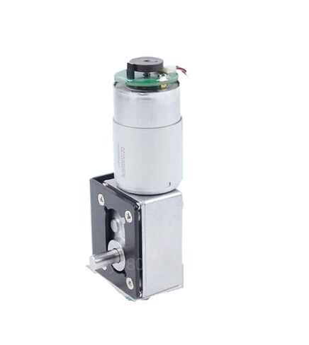 12V 24V DC Motor with Encoder Worm Gear Reducer High Tq Right Angle Gearbox(Motor only,160R-12V) in Kuwait