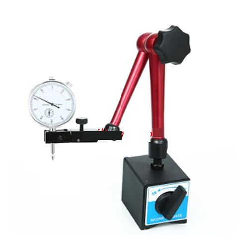 Dial Indicator, Hot Dial Indicator +Big Universal Magnetic Stand Base Holder 0.8mm Dial /10MM Dial Test Comparator for Equipment Calibration(2pcs Set B) in Kuwait