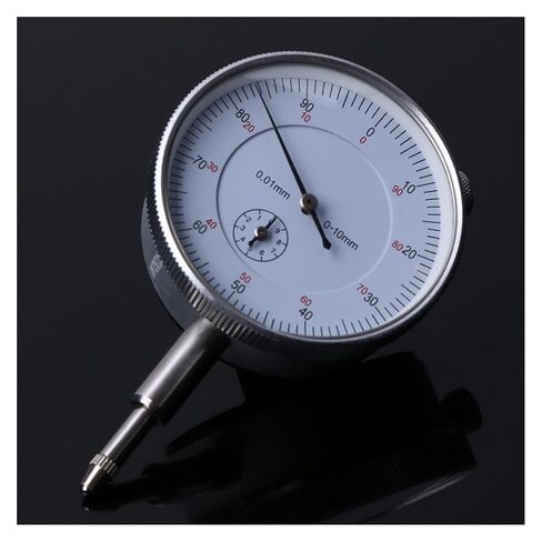 Dial Indicator, Dial Indicator 0-10mm Meter Precise Micrometer 0.01mm Resolution Hour Type Indicator Meter Gauge Measure Instrument in Kuwait
