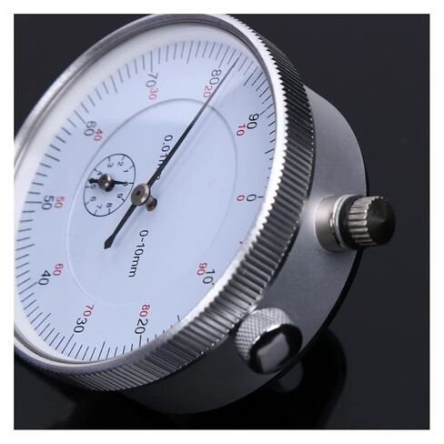 Dial Indicator, Dial Indicator 0-10mm Meter Precise Micrometer 0.01mm Resolution Hour Type Indicator Meter Gauge Measure Instrument in Kuwait