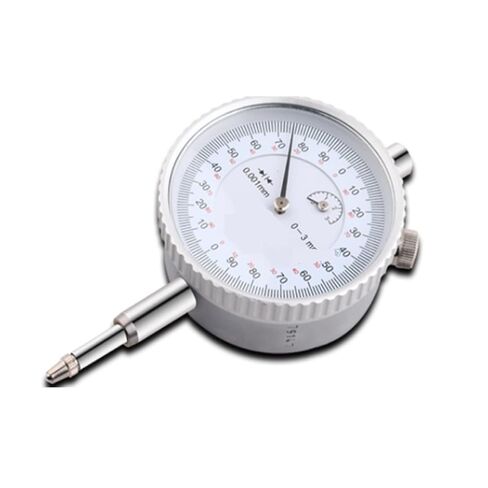 Dial Indicator, 0.001mm Micron Dial Indicator 0-1mm 0-3mm 0-5mm Measuring Range Precision Shockproof Indicator Precision Dial Indicator Gauge(0-1mm 0.001mm) in Kuwait