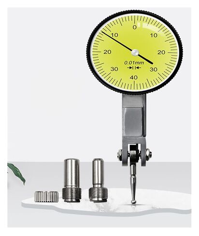 Dial Indicator, 10mm Dial Indicator Magnetic Stand Base Holder 0.8mm Dial Test Comparator for Equipment Calibration(0.8mm Indicator) in Kuwait