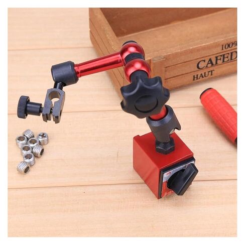 Dial Indicator, 0-0.8mm Universal Flexible Magnetic Metal Base Adjustable Bracket Frame Holder 40 * 29 * 35mm Magnetic Base Dial Test Indicator in Kuwait