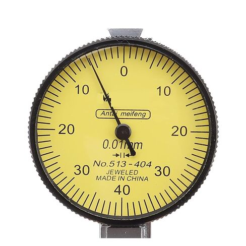 Dial Indicator, Accurate Dial Gauge Test Indicator Precision Metric with Dovetail Rails Mount 0-40-0 0.01mm Measuring Instrument Tool in Saudi Arabia