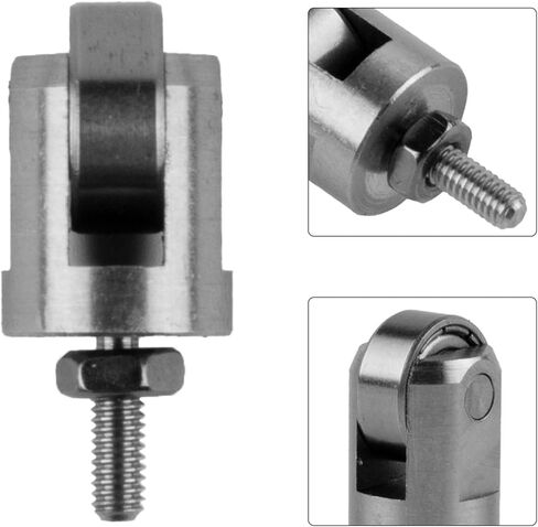 FABULETTA for DIAL Indicator Roller Tip Measuring Head for contact Point M2.5 Thread Stainless Steel Probe for Gauge Measurement Smooth Rotation Anti-Scratch Protection Industrial Metalworking in Saudi Arabia