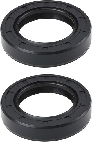 2 Pack Double Lip Oil Seal TC 34x54x11 mm Nitrile for Gearboxes Reducers Agricultural And Industrial Equipment Black in Saudi Arabia
