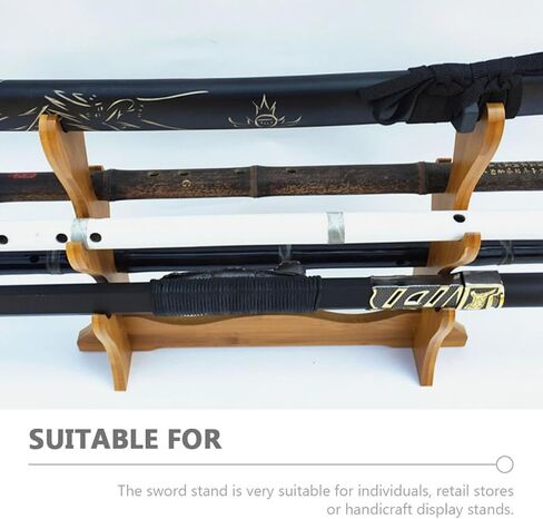 HEALLILY Flute Display Stand Five-tier Desktop Flute Holder Rack Musical Instrument Display Storage Organizer for Personal Use in Saudi Arabia