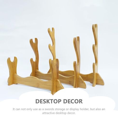 HEALLILY Flute Display Stand Five-tier Desktop Flute Holder Rack Musical Instrument Display Storage Organizer for Personal Use in Saudi Arabia