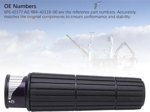 15 to 75 H1 0P Outboard Motor Boat Engine Steering Handle Grip with High Toughness Plastic Material, Reduce Hand Fatigue, Accurate Match for 6F6 42177 A0, 664-42119-00 OE in Saudi Arabia