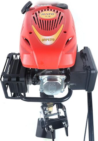 4 Stroke 6HP Outboard Motor, 170 CC Fishing Boat Motor Engine with Air Cooling Single Cylinder Heavy Duty Boat Engine Marine Engines with TAS Ignition System, 3600 r/min,3.2KW in Saudi Arabia