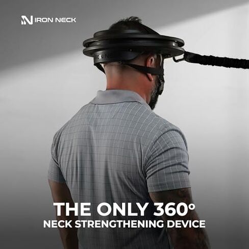Iron Neck 3.0، مجموعة أدوات إعادة التأهيل، مدرب للرقبة 360 درجة وأشرطة مقاومة للتمرين وإعادة التأهيل وتخفيف الألم وتصحيح الوضعية in Kuwait