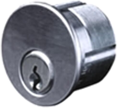 102281-7-CC Mortise Cylinder with Keys, Chrome Finish | Modern Cylindrical Lock Cylinder, Included Keys, Secure Access Control in Kuwait