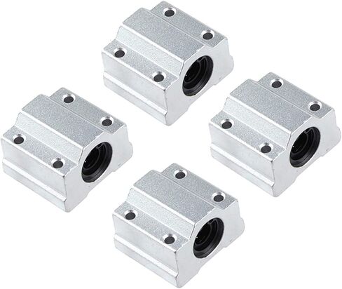 4pcs Linear Motion Bearing Slides, Model SCS8UU-SCS25UU, Length 8-25mm, Mainly Used for CNC Parts, 3D Printer, Precision Machine Tools(SCS10UU) in Saudi Arabia
