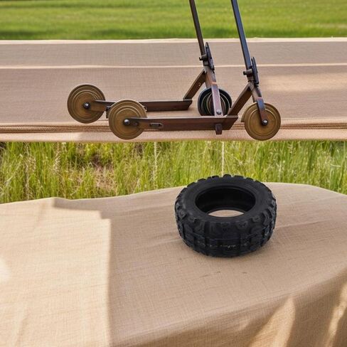 11 Inch 90/70-6 Off-Road Tubeless Tire Scooter, Rubber Tyre with Enhanced Traction Balance Car, Terrain Replacement Wheel 90 70-6 in Saudi Arabia