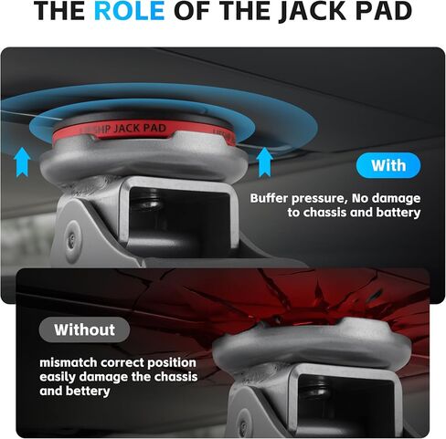 وسادات رفع الرافعة لطراز Tesla 3/Y/S/X وModel Y Juniper (2013-2026)، كرات رفع شديدة التحمل مع تصميم قفل زنبركي آمن، 4 عبوات مع حقيبة تخزين، حماية البطارية والهيكل in Kuwait