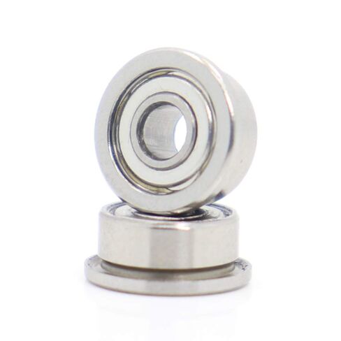 Flanged Bearings 10PC SF693ZZ Flange Deep Groove Ball Bearing 3x8x4mm Double Shielded Stainless Steel Flanged Ball Bearings SF693Z SF693-2Z SF693 Z ZZ Industrial Products in Kuwait