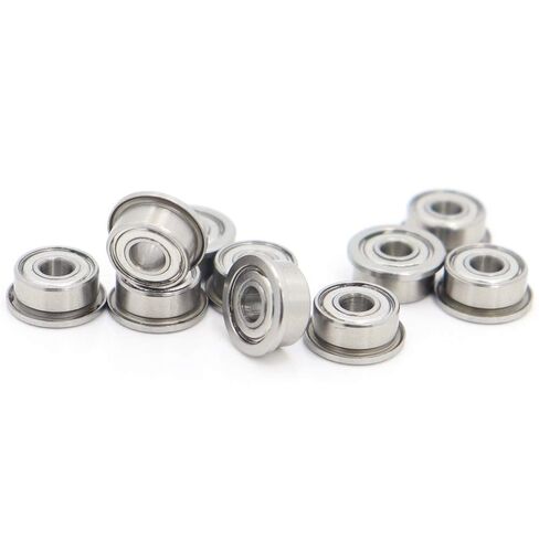 Flanged Bearings 10PC SF693ZZ Flange Deep Groove Ball Bearing 3x8x4mm Double Shielded Stainless Steel Flanged Ball Bearings SF693Z SF693-2Z SF693 Z ZZ Industrial Products in Kuwait