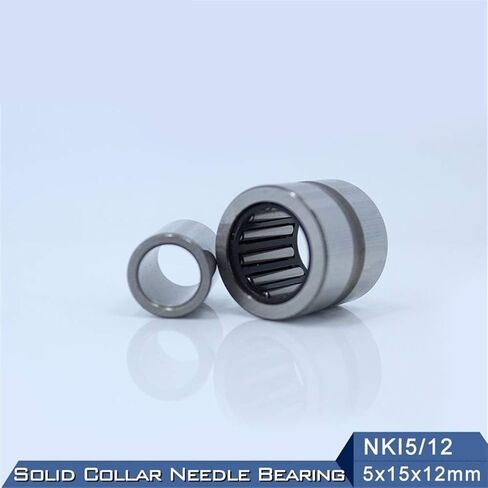 Needle Roller Bearings NKI5/12 Needle Roller Bearing 51512 mm Solid Collar Needle Roller Bearings with Inner Ring Bearing NKI 5/12 Bearings in Saudi Arabia