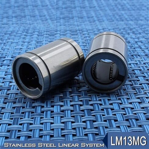 Linear Bearing LM13MG LMS13UU Linear Ball Bearings 1 PC Stainless Steel Resin Retainer Linear Bushing Shaft 13MM LMS13 MG Bearing 13x23x32mm Linear Ball Bearings in Kuwait