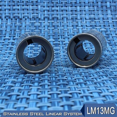 Linear Bearing LM13MG LMS13UU Linear Ball Bearings 1 PC Stainless Steel Resin Retainer Linear Bushing Shaft 13MM LMS13 MG Bearing 13x23x32mm Linear Ball Bearings in Kuwait