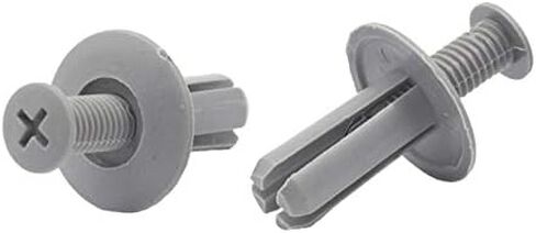 50PCS Universal Purpose Push in 8mm Trim Panel Hood Fixed Expansion Retainer Fastener Rivet Plastic in Kuwait