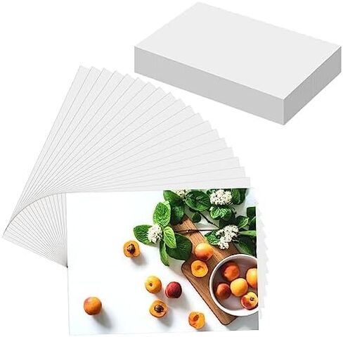 20 Sheets Photo Paper Glossy, 8 * 10 Inch Photo Paper for Printer Picture, Inkjet Printing Photo Paper 180gsm, Suitable for Flyers, Calendars and Brochures in Kuwait