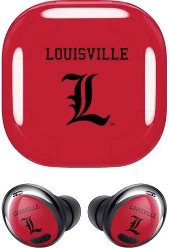 Skinit Decal Audio Skin Compatible with Samsung Galaxy Buds Pro - Officially Licensed Louisville Cardinals Design in Kuwait