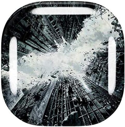 ملصق صوتي من Skinit متوافق مع Samsung Galaxy Buds Pro - تصميم مرخص رسميًا من Warner Bros Batman Dark Knight Rises in Kuwait