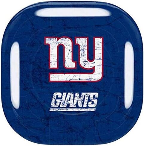 Skinit Decal Audio Skin Compatible with Samsung Galaxy Buds Pro - Officially Licensed NFL New York Giants Distressed Design in Kuwait