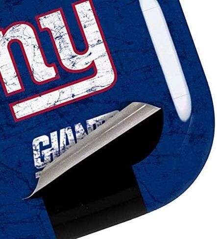 Skinit Decal Audio Skin Compatible with Samsung Galaxy Buds Pro - Officially Licensed NFL New York Giants Distressed Design in Kuwait
