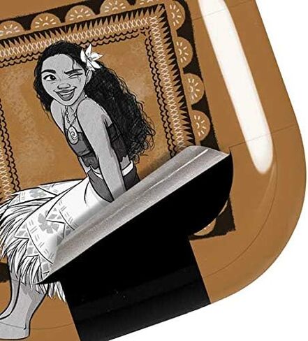 غلاف صوتي من Skinit متوافق مع Galaxy Buds Pro - تصميم فني مرخص رسميًا من Disney Princess Moana Winking Art in Kuwait