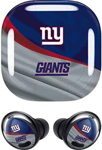 غلاف صوتي من Skinit متوافق مع Samsung Galaxy Buds Pro - تصميم مرخص رسميًا من NFL New York Giants in Kuwait