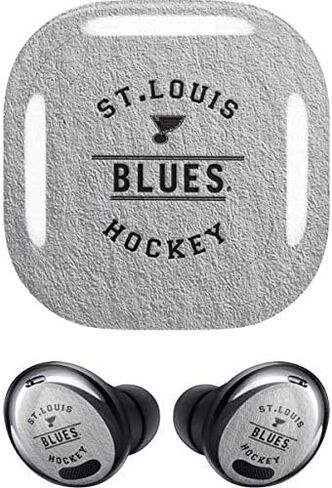Skinit Decal Audio Skin Compatible with Samsung Galaxy Buds Pro - Officially Licensed NHL St. Louis Blues Black Text Design in Kuwait