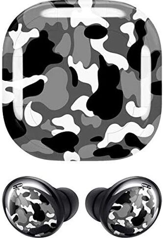 غلاف صوتي من Skinit متوافق مع Galaxy Buds Pro، مصمم في الأصل بتصميم محايد مموه للشارع in Kuwait