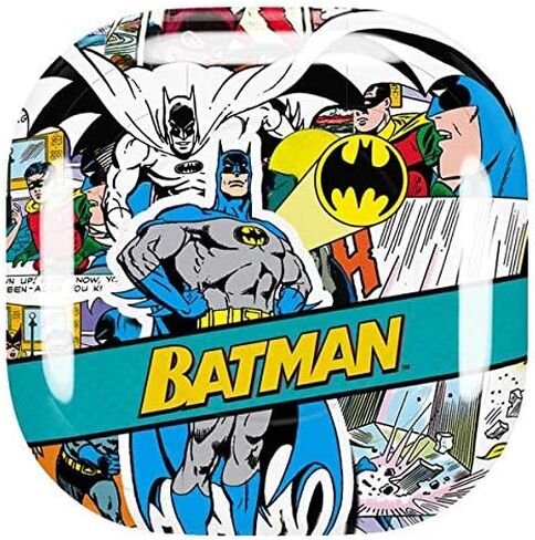 غلاف صوتي من Skinit متوافق مع Samsung Galaxy Buds Pro - تصميم كتاب هزلي مرخص رسميًا من Warner Bros Batman in Kuwait