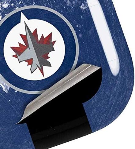 Skinit Decal Audio Skin Compatible with Samsung Galaxy Buds Pro - Officially Licensed NHL Winnipeg Jets Frozen Design in Kuwait